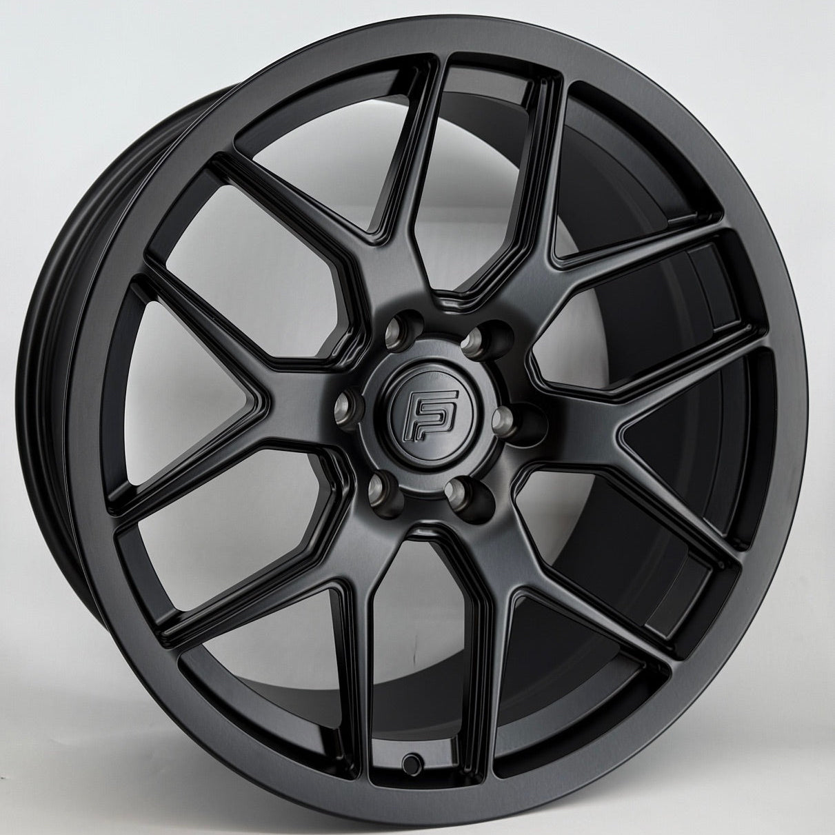 FP2-NL 20x9 6-135 +18 Matte Black (set of 4)