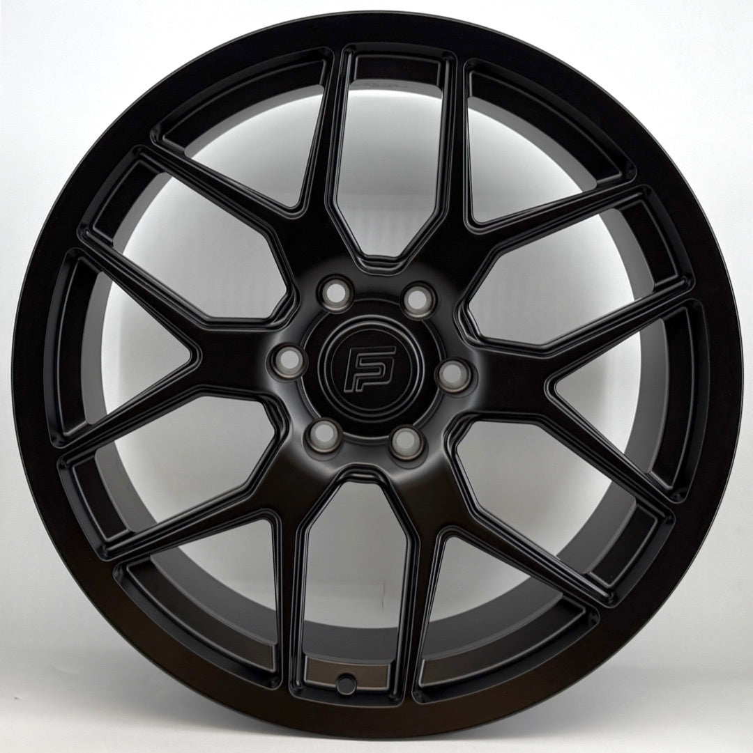 FP2-NL 20x9 6-135 +18 Matte Black (set of 4)