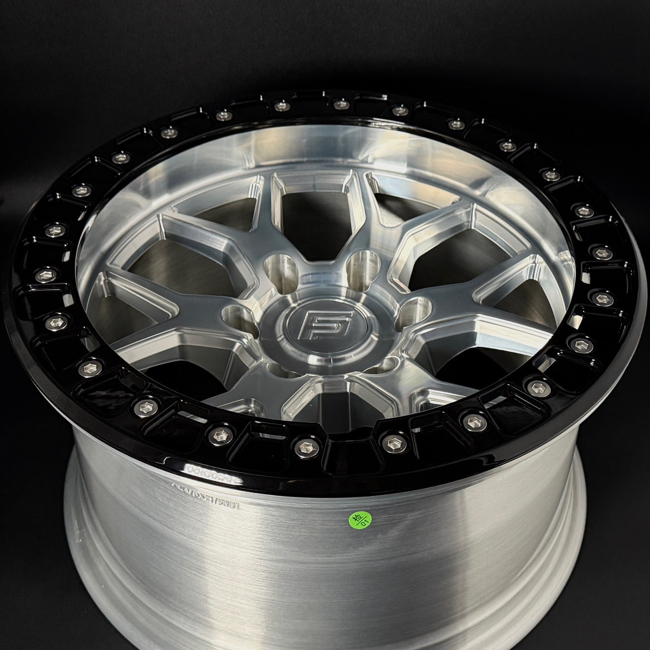 FP2-SL 17x9 6x139.7 +00 Machined W/ Black Rings (Set of 4)