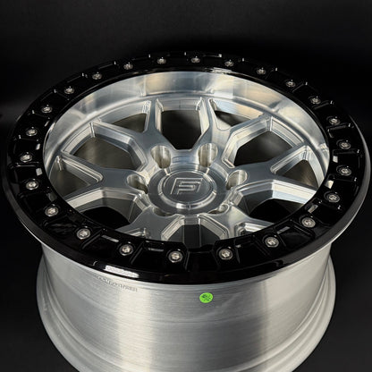 FP2-SL 17x9 6x139.7 +00 Machined W/ Black Rings (Set of 4)