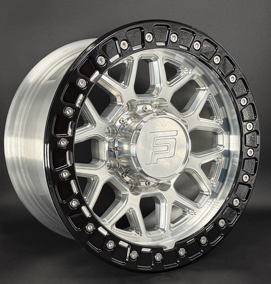 FP2-SL 17x9 8-170 +12 Machined W/ Black Ring (set of 4)