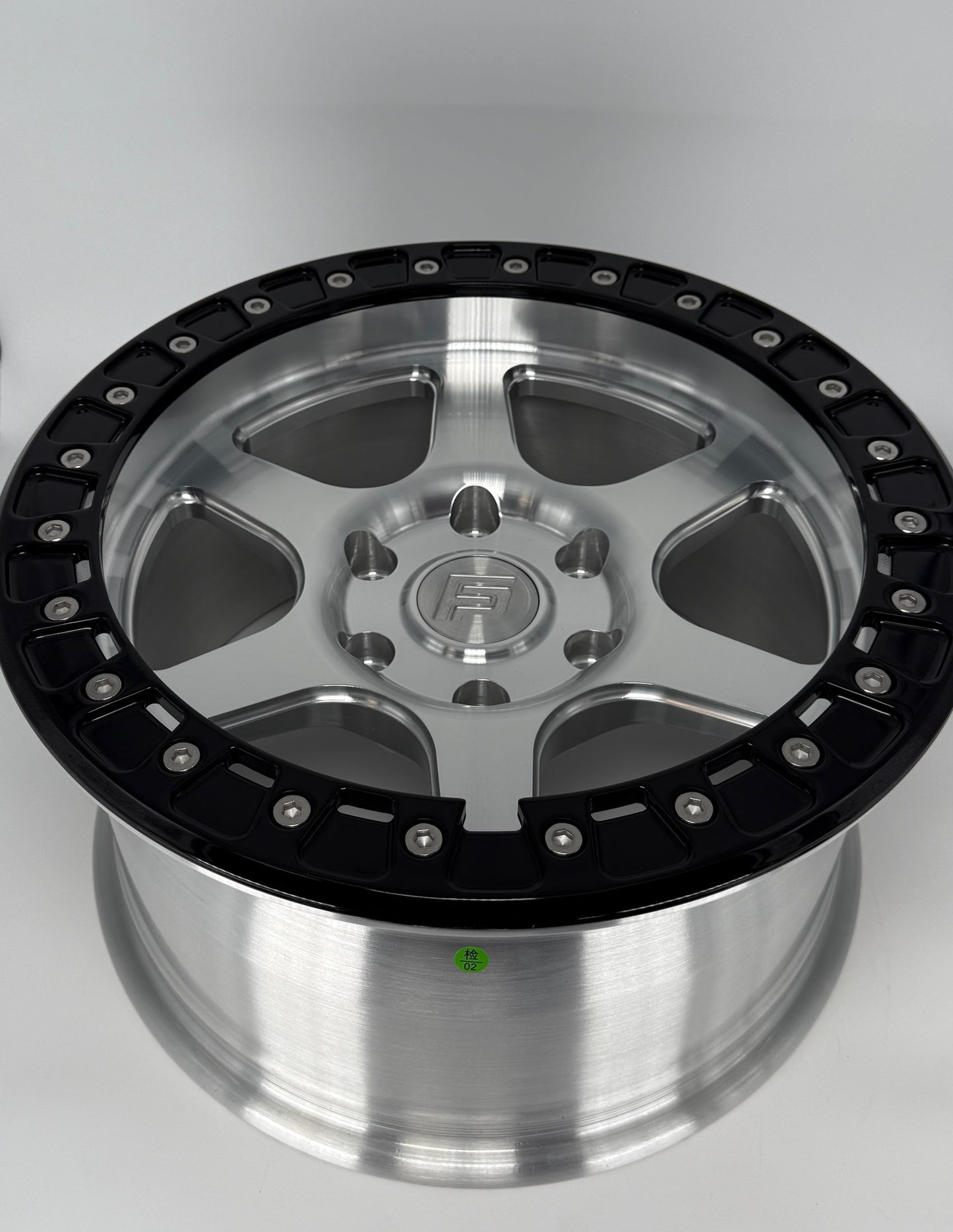 FP4-SL 17x9 6x135 +12 Machined W/Black Ring (set of 4)