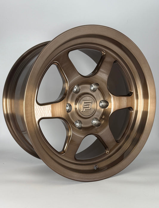 FP4 Classic 17x9 6x135 +12 Brushed Bronze (set of 4)
